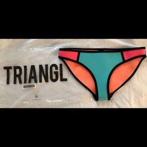 NEW Triangl Poppy Bubblegum Blue Bikini Bottom